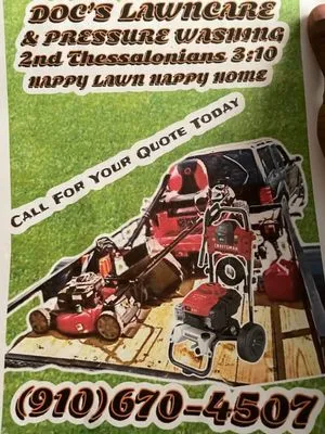 Doc’s Lawn Care & Pressure Washing Service Logo