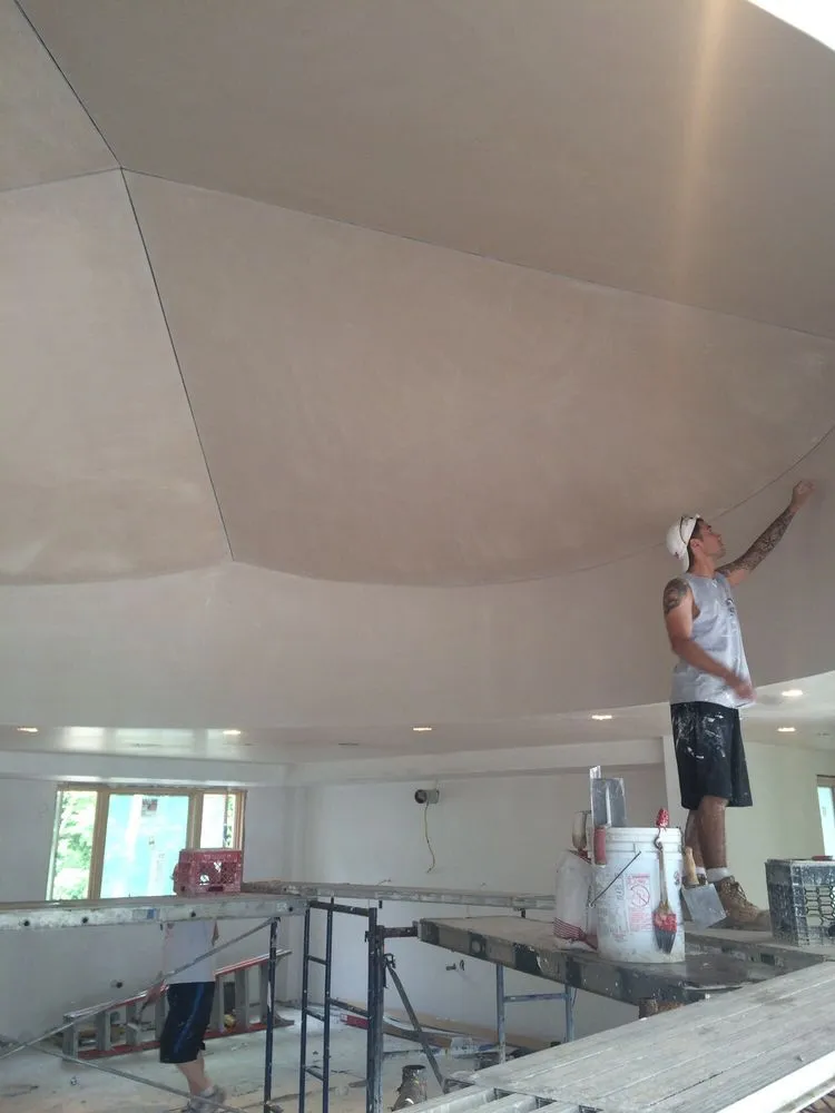 Custom residential landscaping in Wakefield, MA by Doc's Plastering