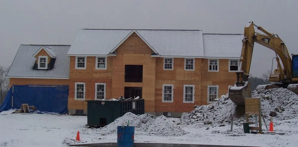 Custom landscape installation for year-round maintenance across Wakefield, MA - Doc's Plastering