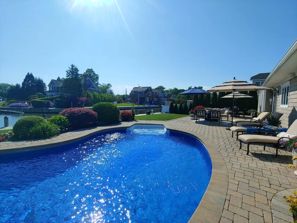 Trusted landscape installation for residential properties in Central Islip, NY by Doctor Green Landscaping