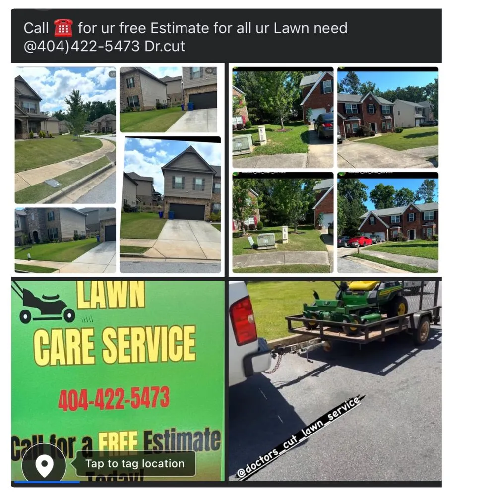 Expert lawn mowing service for outdoor upgrades in Decatur, GA by Doctor’s Cut Lawn Care Service