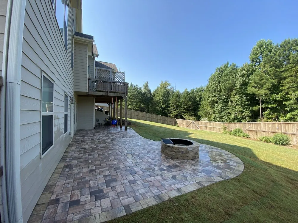 Custom yard cleanup service in Dallas, GA by Dogwood Landscaping, Pools and Patios