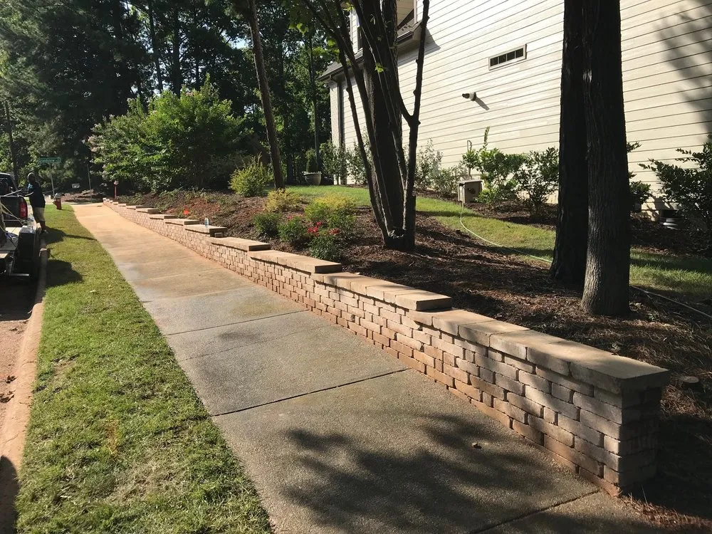 Top-rated residential landscaping with custom design in Garner, NC by Doin Work