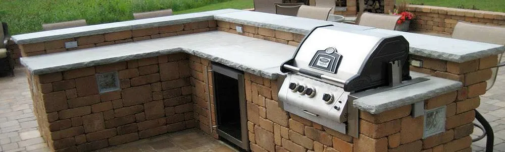 Custom outdoor landscaping in Austin, MN by Dolan's Landscape Center