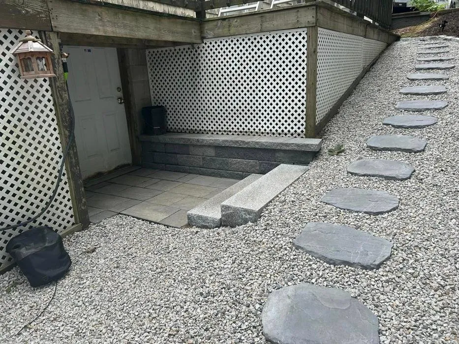 Affordable landscape installation in Wareham, MA by Dom & Son's Landscape Construction