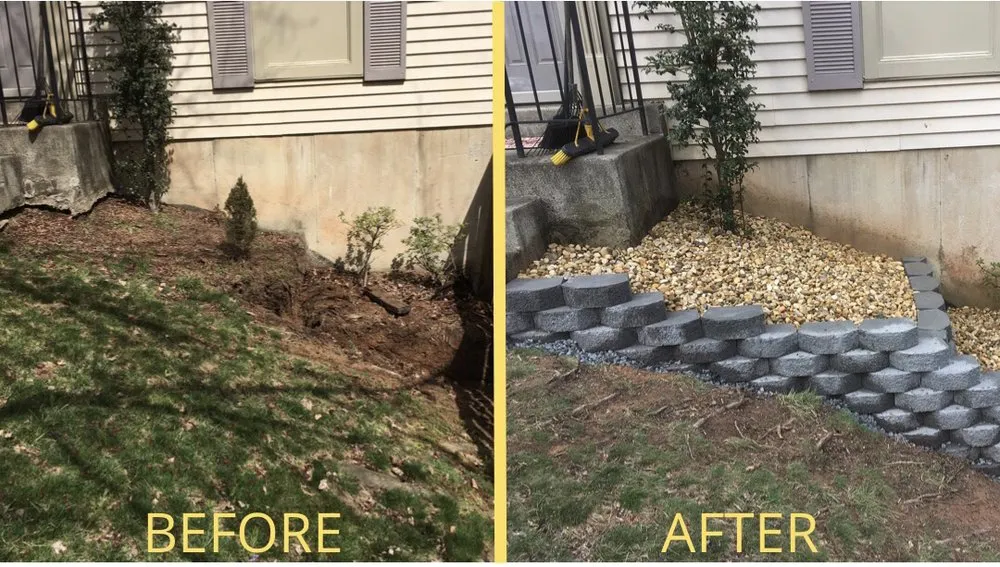 Custom landscape design with custom design in Arlington, VA by Domain Aquascapes