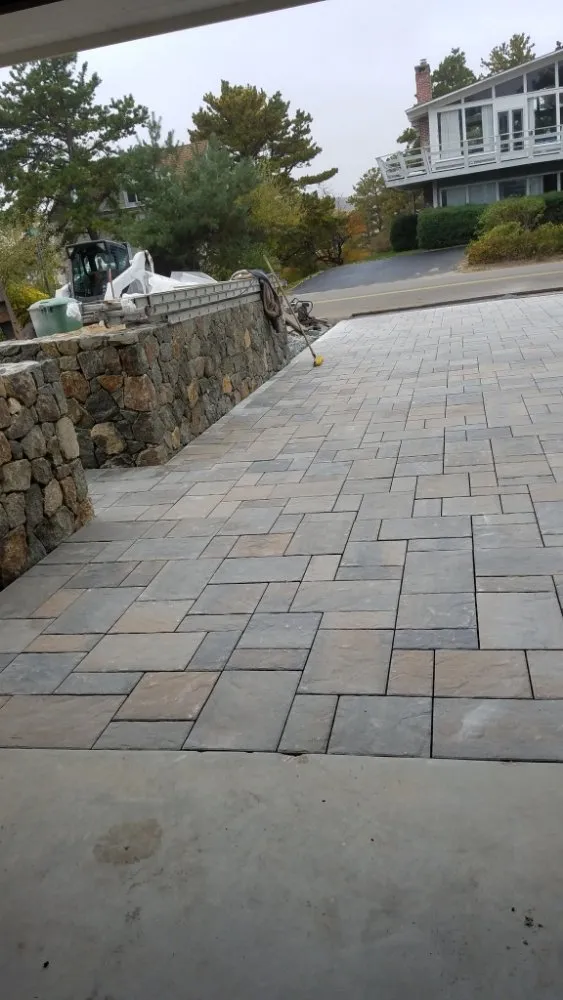 Professional outdoor landscaping in Dracut, MA by Domark landscaping