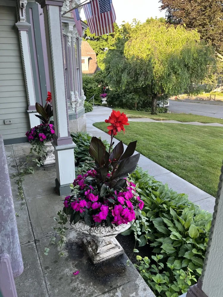 Local landscape design for homes in Dracut, MA by Domark landscaping