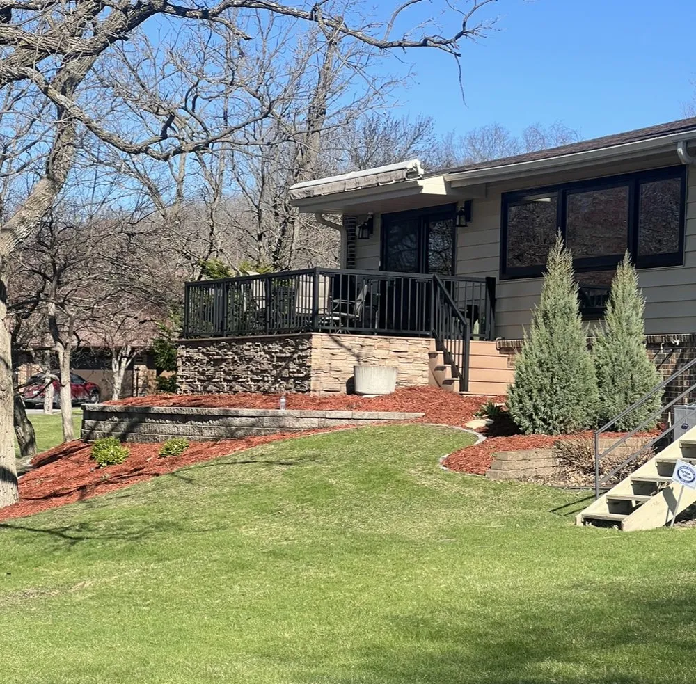 Professional garden landscaping in Rochester, MN by DomBons Mowing and Services