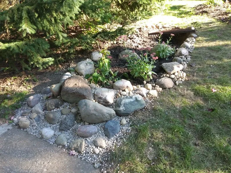 Custom landscape design in Ann Arbor, MI by Domestic Dude Handyman, Landscaping And More