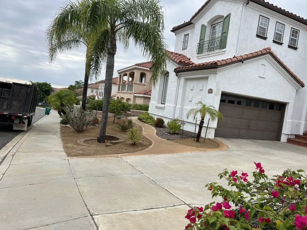 Custom yard maintenance in Escondido, CA by Domingo Landscaping