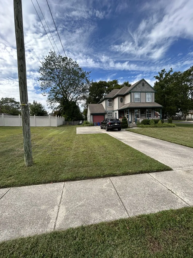 Custom landscape installation in Camden, NJ by Dominguez 4 Landscaping