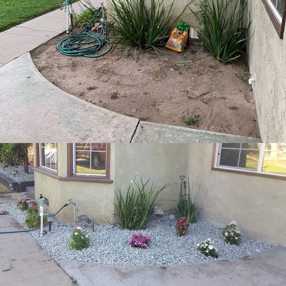 Reliable garden landscaping in Apple Valley, CA by Dominguez Landscaping