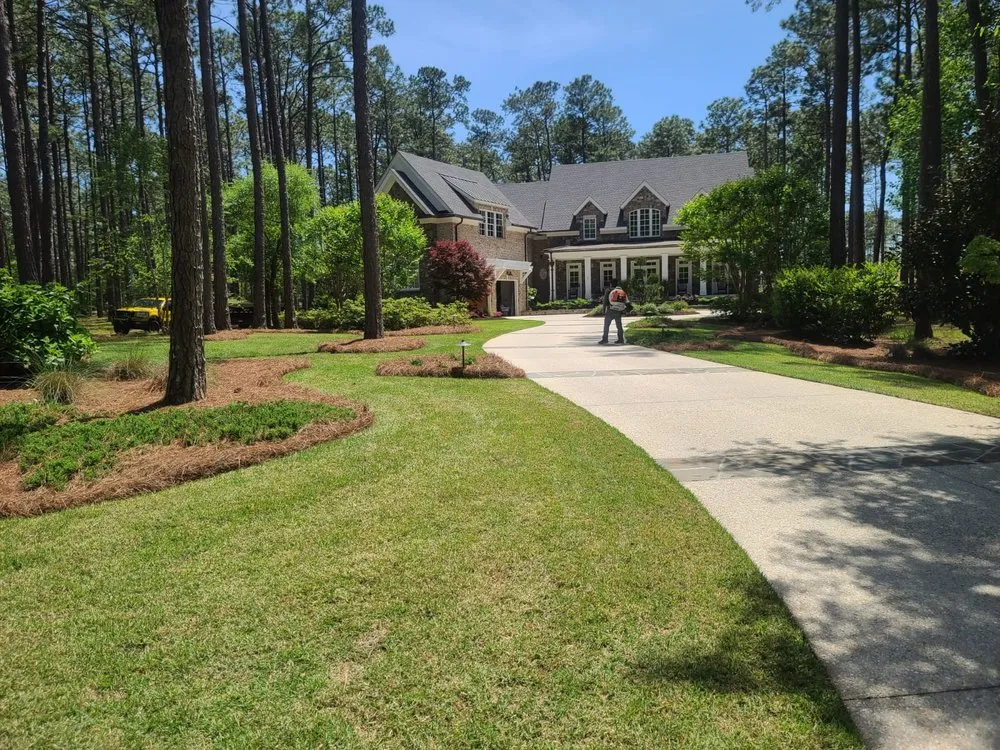 Expert yard maintenance for beautiful yards in Calabash, NC by Dominguez Lawn Care