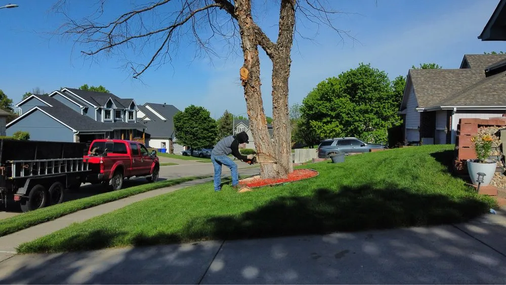 Custom residential landscaping with custom design across Omaha, NE - Dominic Landscaping & Tree Service