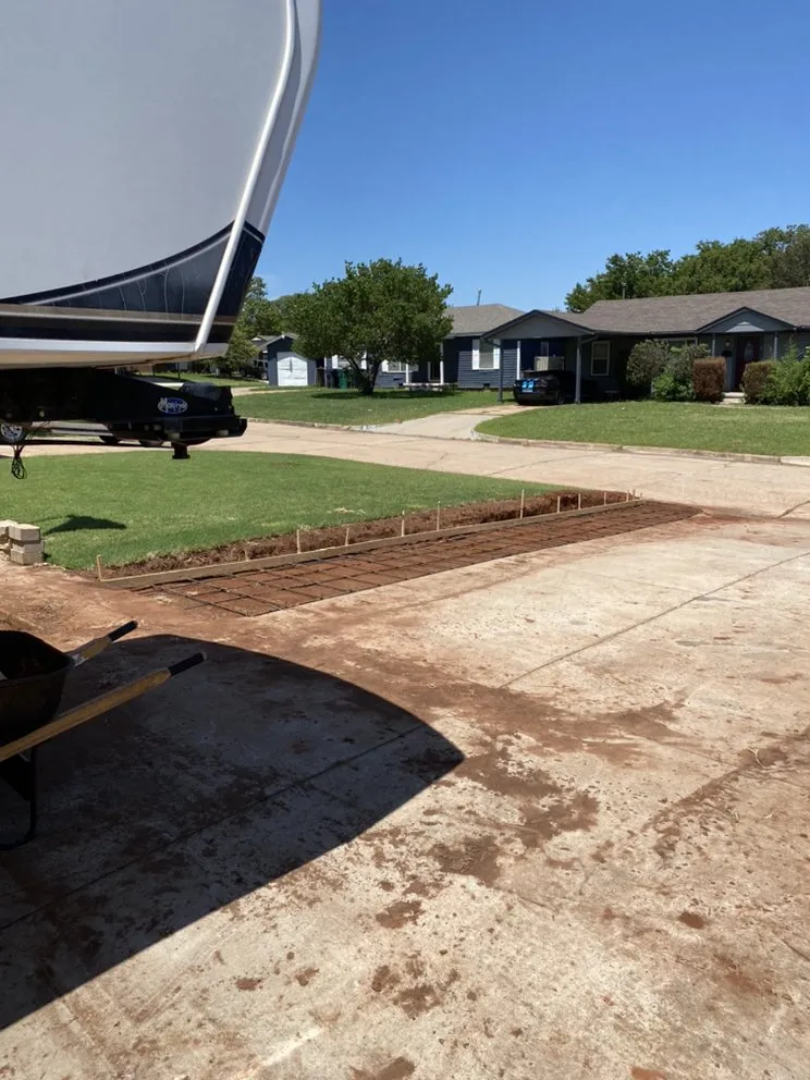 Trusted lawn mowing service with custom design in Del City, OK by Dominicks Landscapes