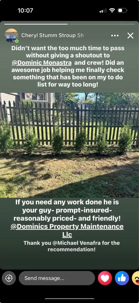 Custom landscape design in Ridley Township, PA by Dominic’s Property Maintenance