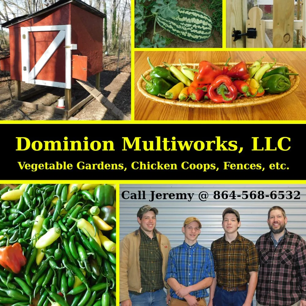 Professional garden landscaping in Fountain Inn, SC by Dominion Multiworks