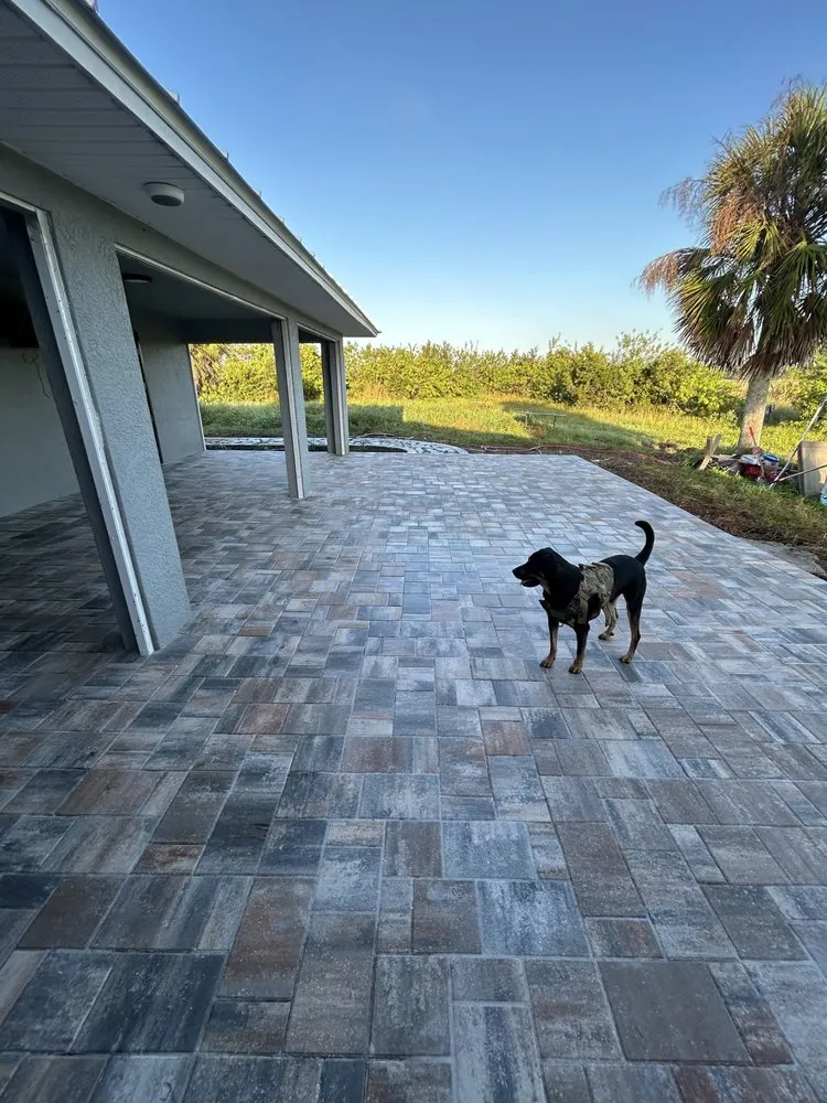 Custom landscaping services in Melbourne, FL by Dominion Pavers
