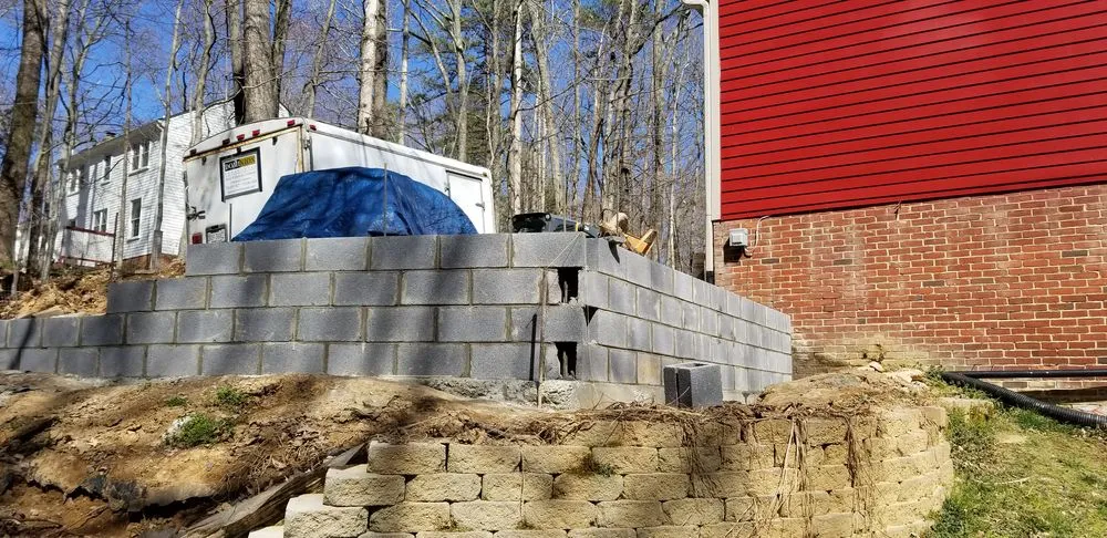 Custom outdoor landscaping with custom design across Centreville, VA - Dominion Services dba Dominion Hardscapes