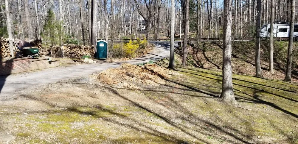 Affordable landscape installation with custom design in Centreville, VA by Dominion Services dba Dominion Hardscapes