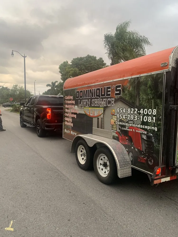 Local garden landscaping for residential properties in Pompano Beach, FL by Dominique Lawn Service