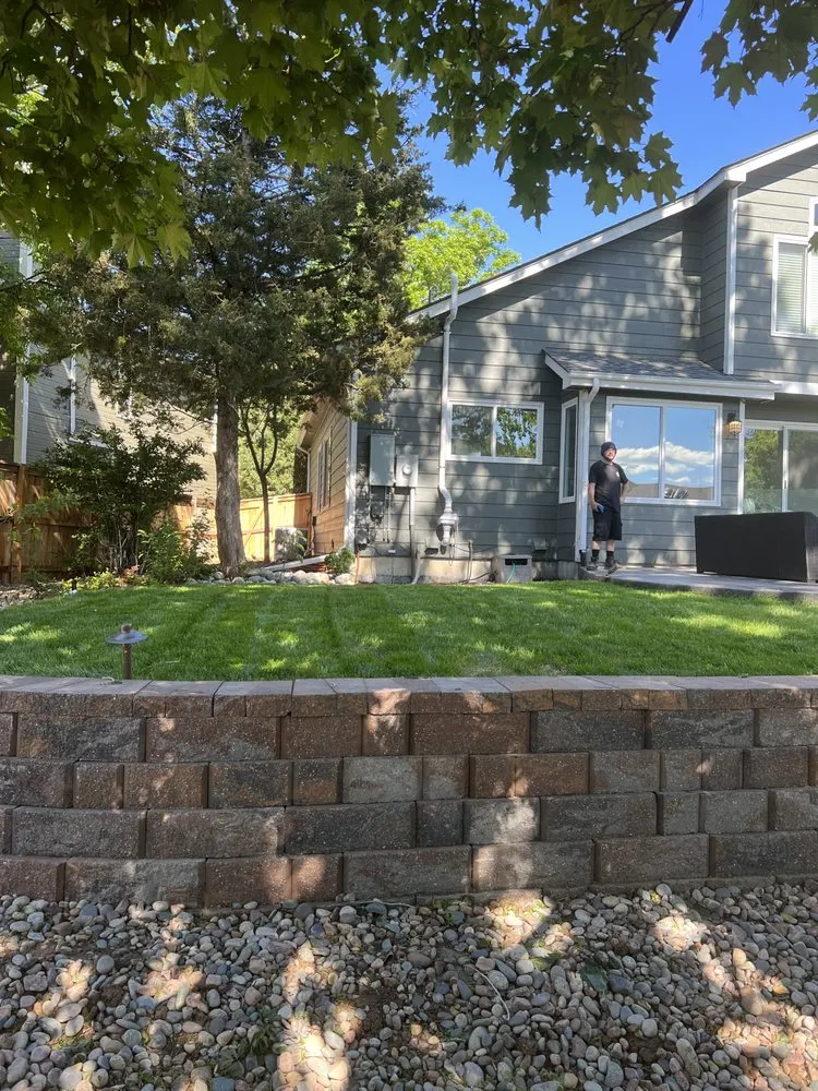 Professional landscape installation in Sheridan, CO by Don Julio Landscape