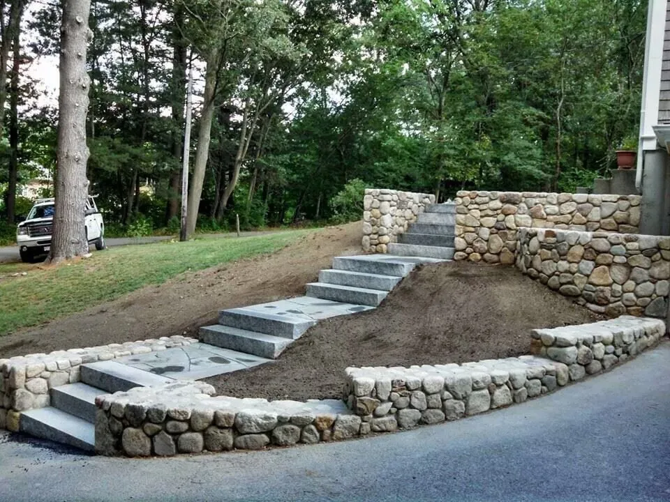 Custom lawn mowing service in Marshfield, MA by Don Regan Masonry