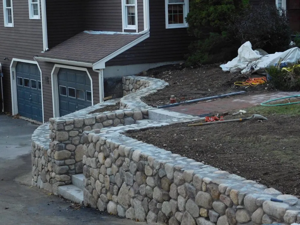 Custom lawn mowing service in Marshfield, MA by Don Regan Masonry