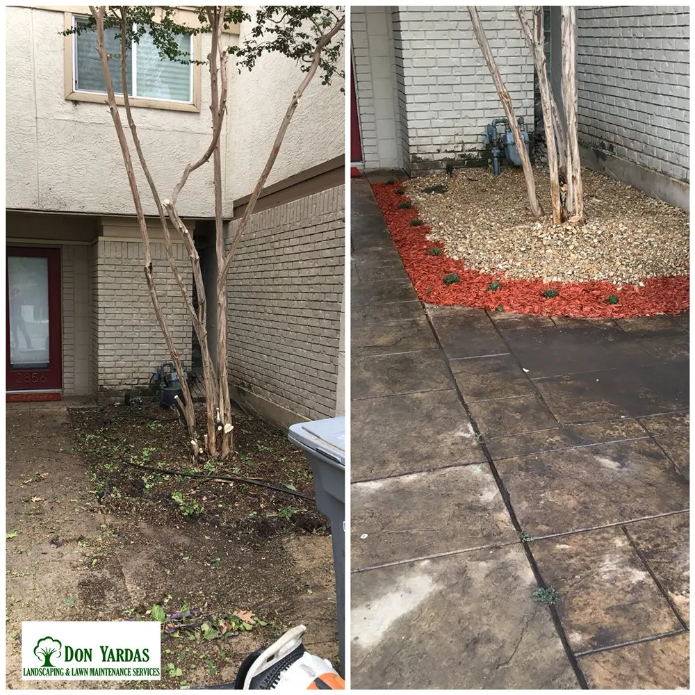 Affordable lawn care service for residential properties across Garland, TX - Don Yardas Landscaping & Lawn Maintenance Services