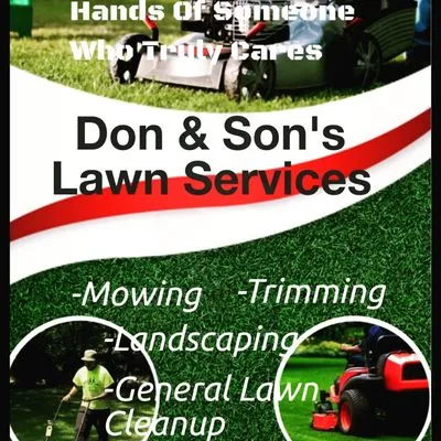 Donald and Sons Lawn Services Logo