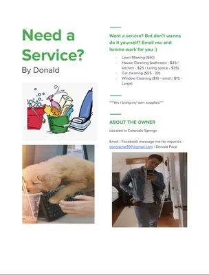 Donald's multi purpose cleaning services Logo