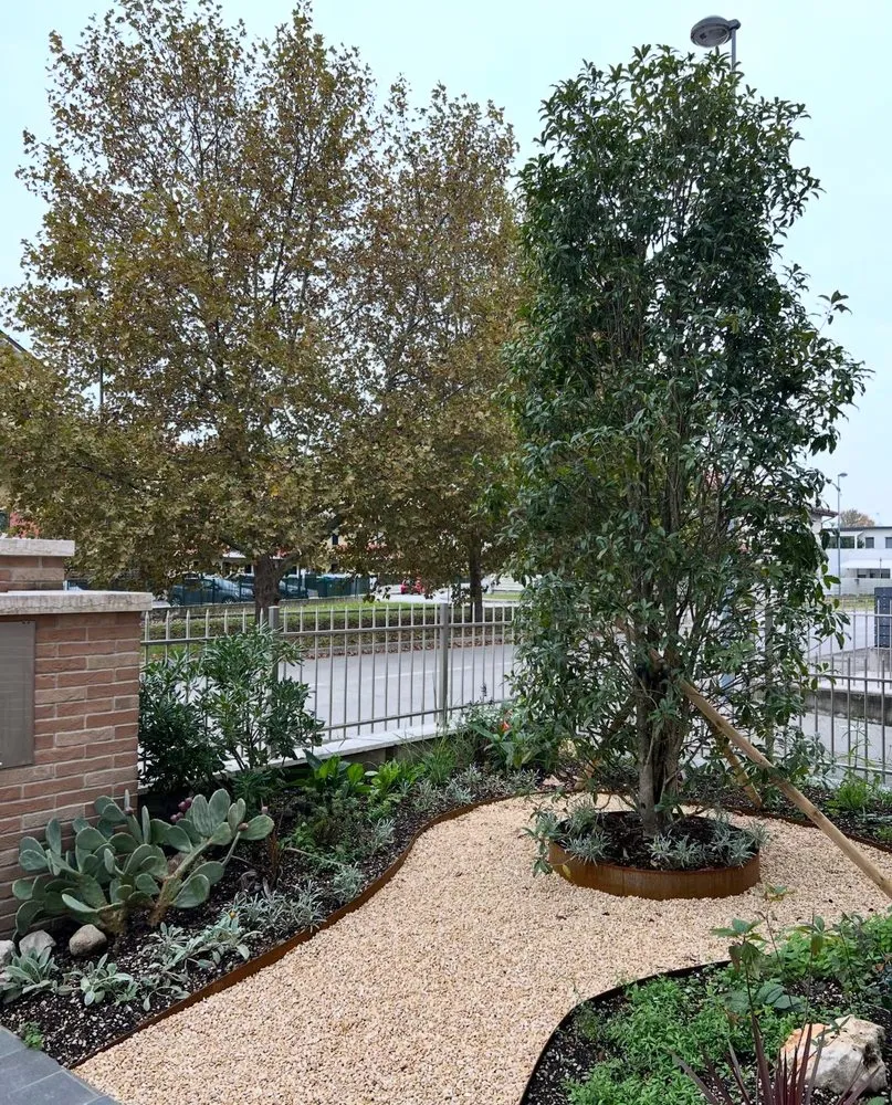 Custom garden landscaping for outdoor upgrades in Baldwinsville, NY by Donaldson & Sons