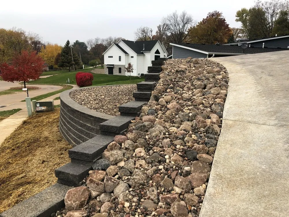 Custom landscape installation for year-round maintenance across Davenport, IA - Done Brothers