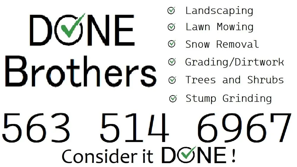 Trusted garden landscaping in Davenport, IA by Done Brothers