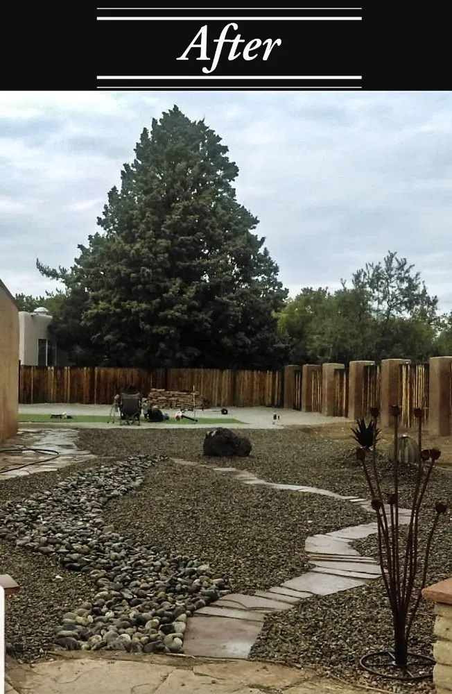 Expert outdoor landscaping with custom design in Rio Rancho, NM by Done Right Maintenance