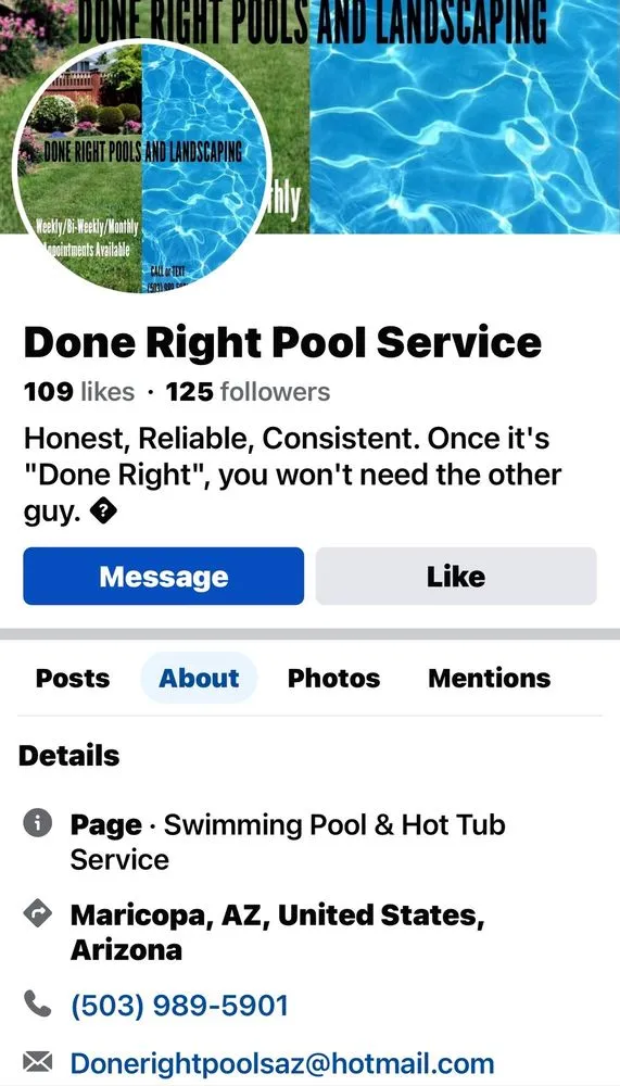 Top-rated landscaping services for residential properties in Maricopa, AZ by Done Right Pool Service