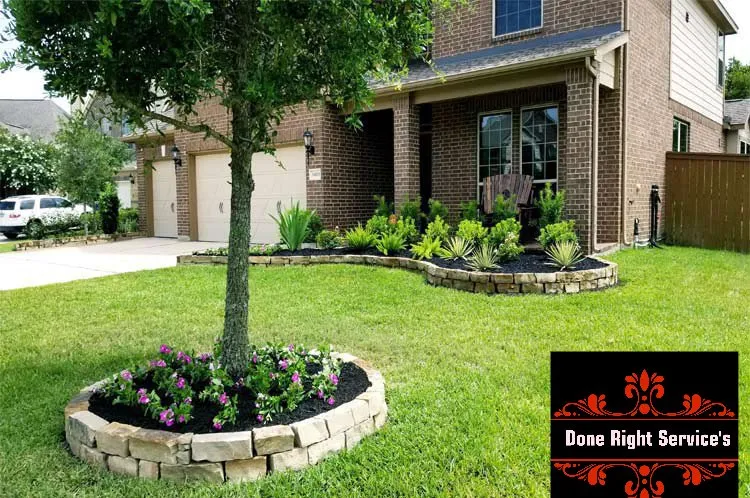 Professional lawn mowing service for outdoor upgrades in Scottsville, KY by Done Right Service's