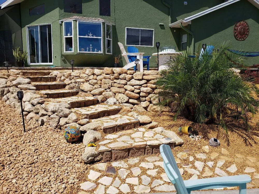Custom landscaping services for beautiful yards in Palm Coast, FL by Done Right Since 1985