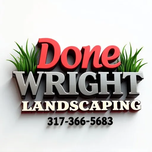 Custom landscape design for beautiful yards in Bargersville, IN by Done Wright Landscaping