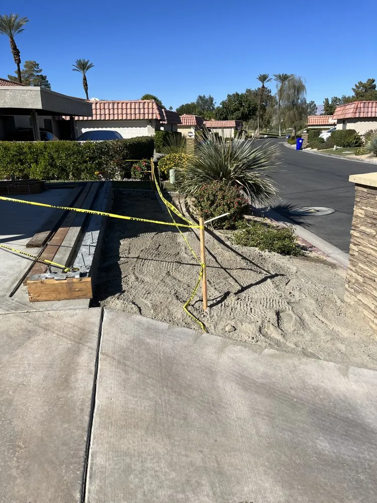 Top-rated outdoor landscaping with custom design in Palm Springs, CA by Donis Landscape and Maintenance