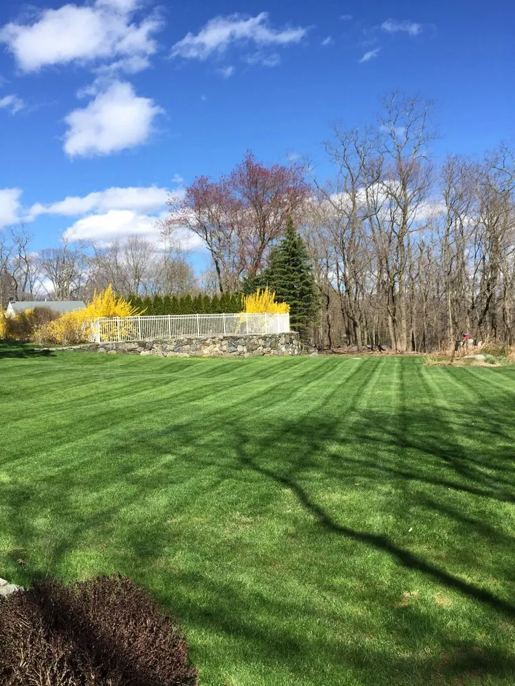 Custom landscape installation in Bedford, NY - Donis Landscaping