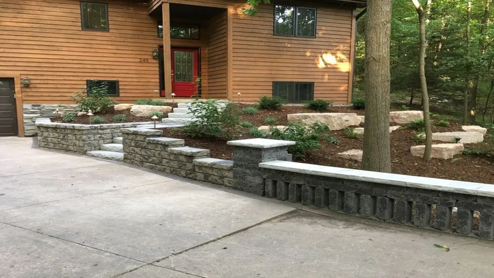 Affordable yard cleanup service with custom design in Green Bay, WI by Donnie Mac's Landscaping