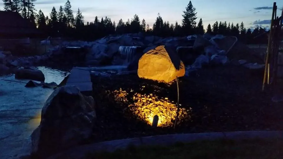 Local landscape installation in Chattaroy, WA - Don's Affordable Landscape