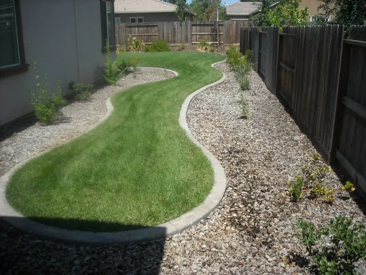 Custom lawn care service with custom design in Redding, CA by Don's Handyman Service