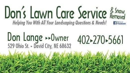 Professional yard cleanup service in David City, NE - Don’s Lawn Care