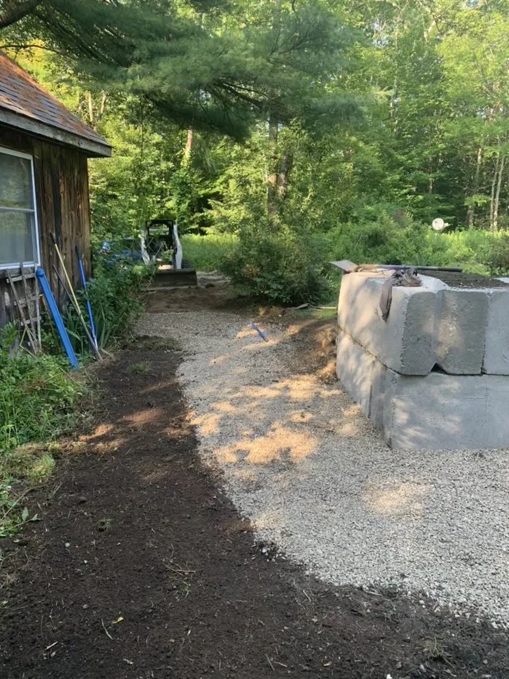 Professional residential landscaping for homes in Chesterfield, MA by Doolen Family Construction