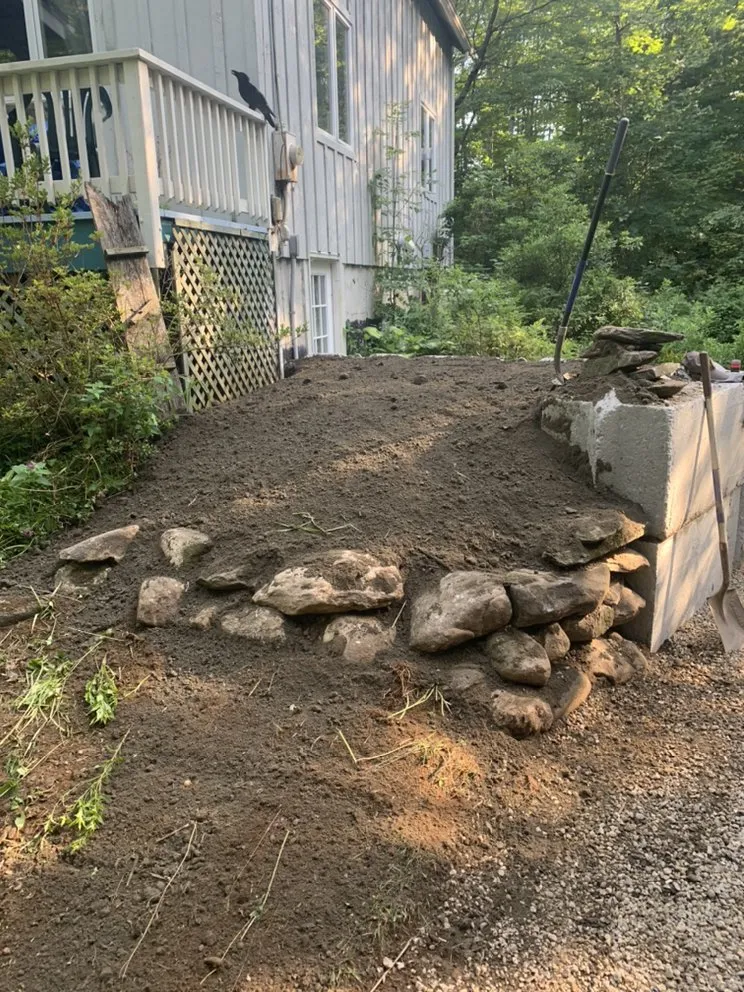 Trusted landscape installation with custom design in Chesterfield, MA by Doolen Family Construction