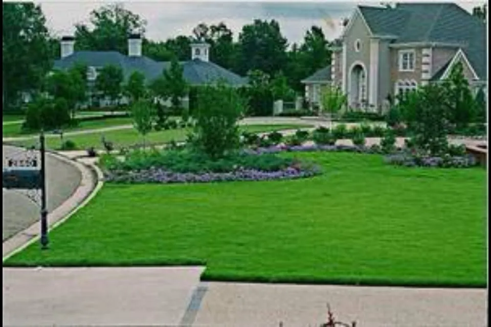 Custom landscape installation in Collierville, TN by Dorriety Landscape
