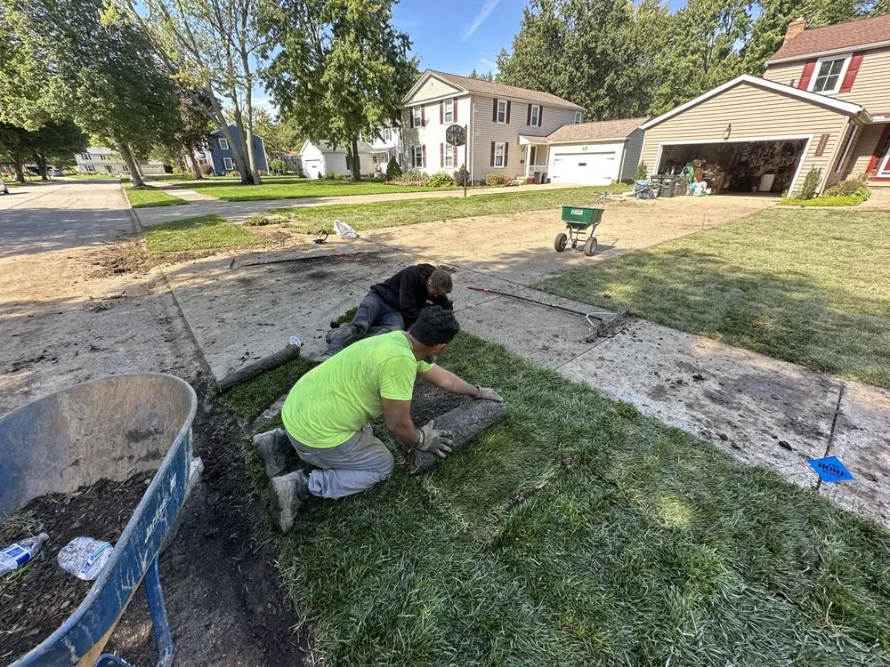 Custom yard cleanup service for beautiful yards in Bay Village, OH by Doskoch Lawn Care